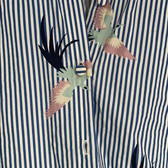 Tropical button down top - Picture 2 of 6